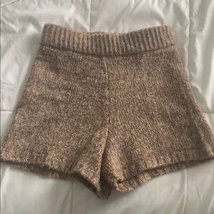 Zara sweater shorts